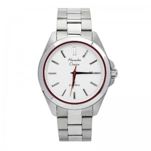 Alexandre Christie AC 8644 Silver White Red Man MDBSSSLRE